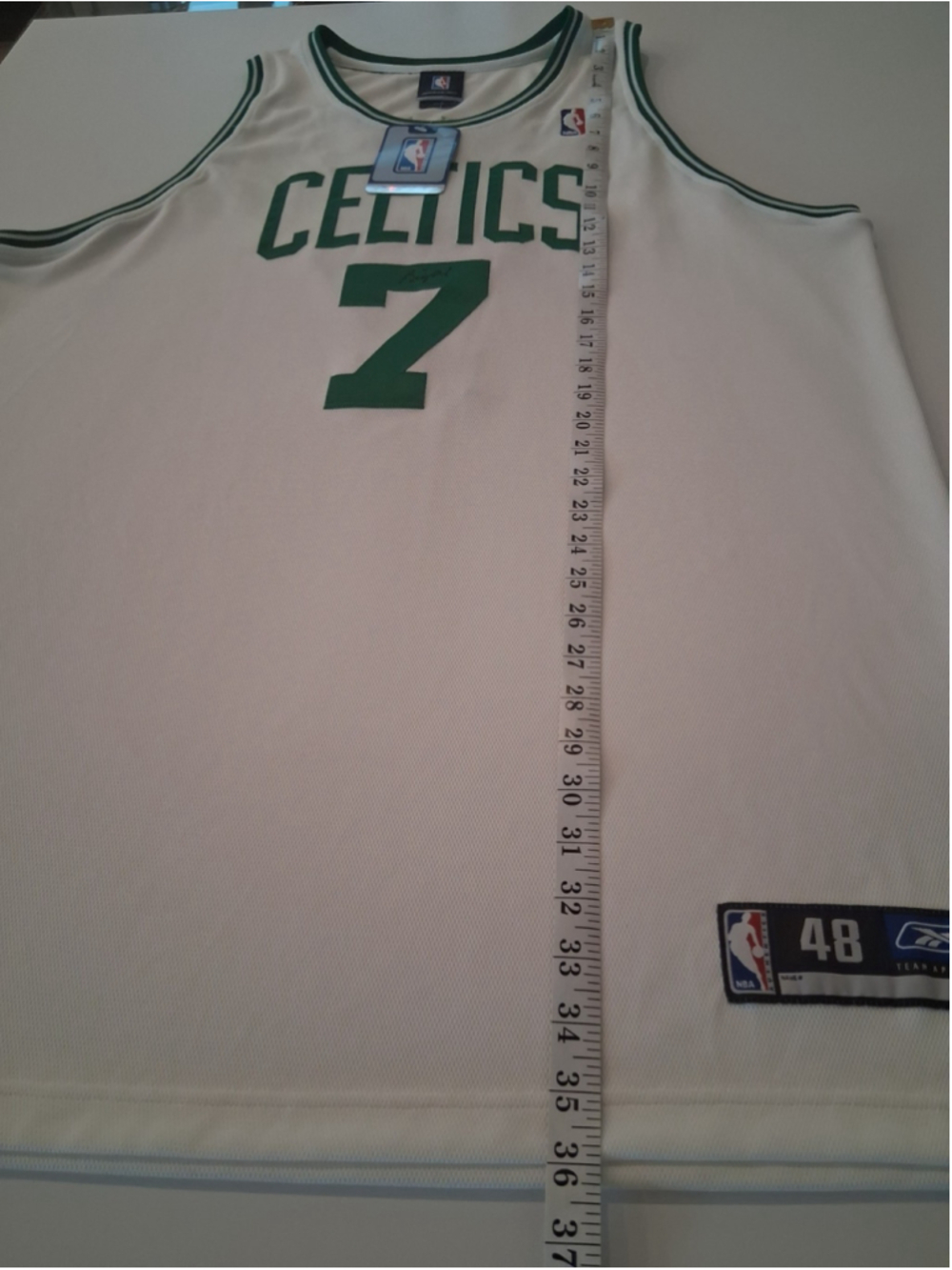 VTG Boston Celtics Al Jefferson Sz 48 XL NBA Jersey Reebok Signed Autograph NEW - Picture 9 of 10